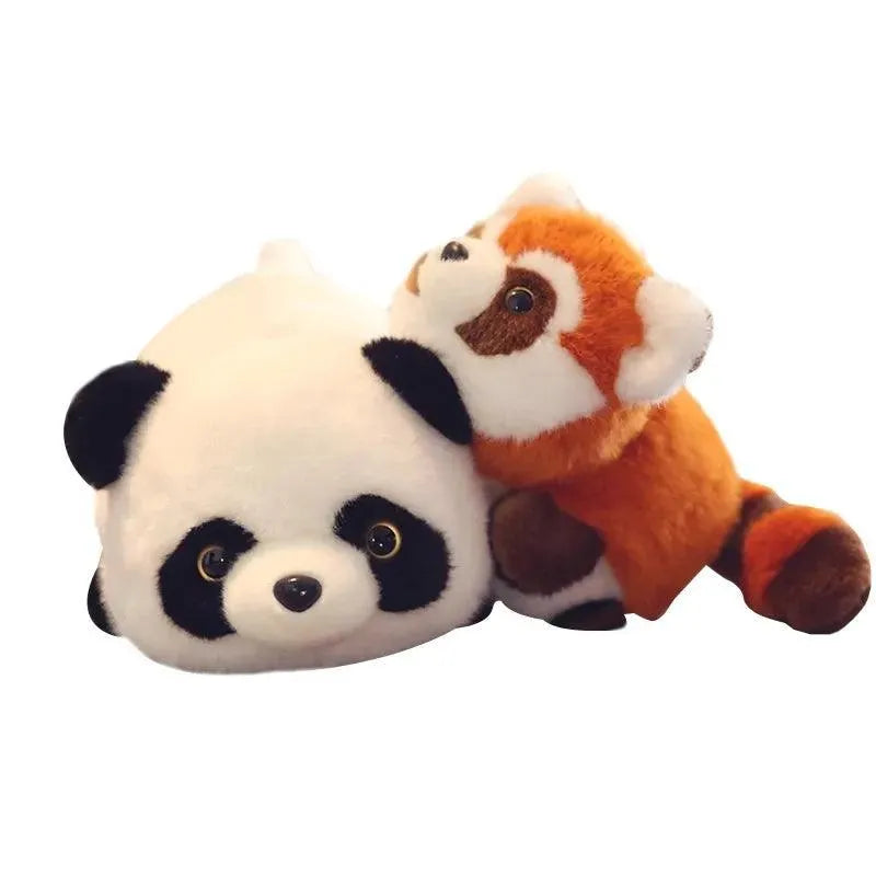 Red and White Panda Transforming Doll - Bear Hugs