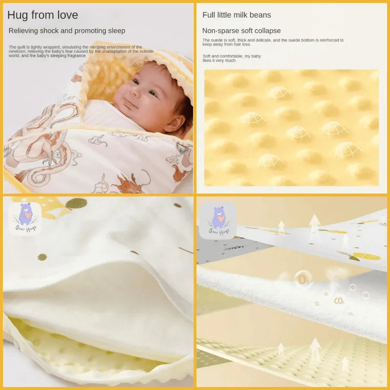 Reversible Bubble Blanket - Bear Hugs