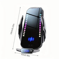 RGB Colour Changing 15W Car Wireless Charger Stand - Bear Hugs