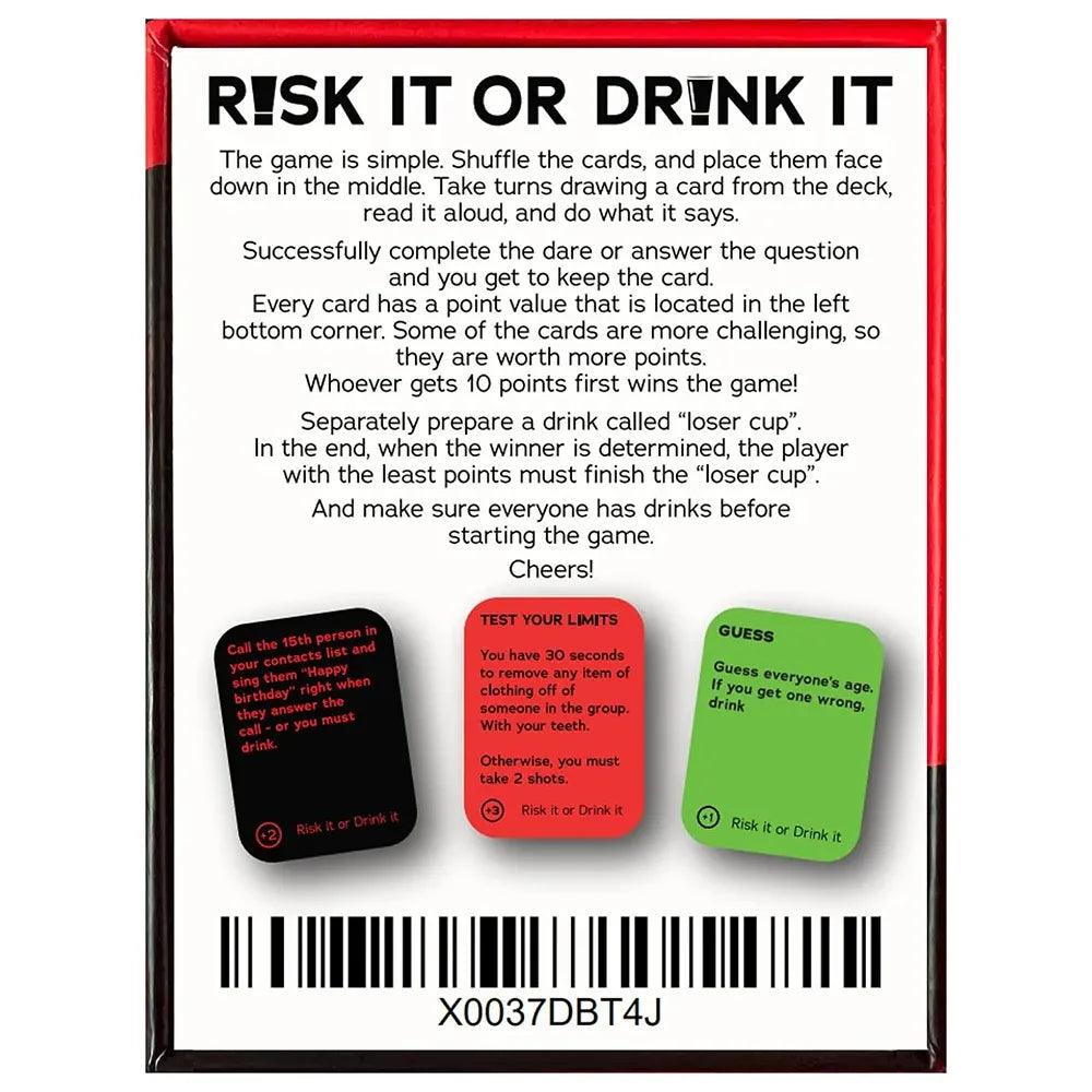 Risk It or Drink It Card Game - Bear Hugs