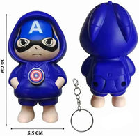 Captain America Face-Changing Keychain