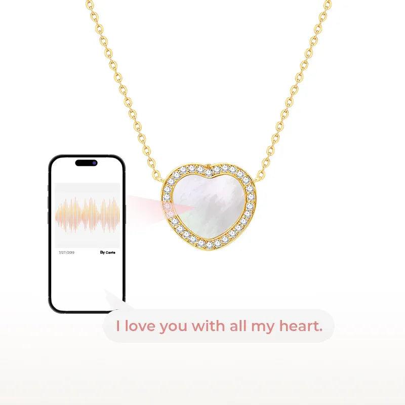 Romantic Memory Digital Locket Necklace - Bear Hugs