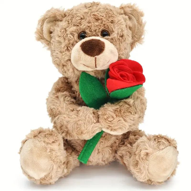 Rose Teddy Bear (30 cm) - Bear Hugs