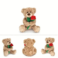 Rose Teddy Bear (30 cm) - Bear Hugs