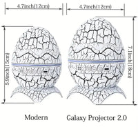 Rossetta Dino Egg Galaxy Projector Lamp - Bear Hugs