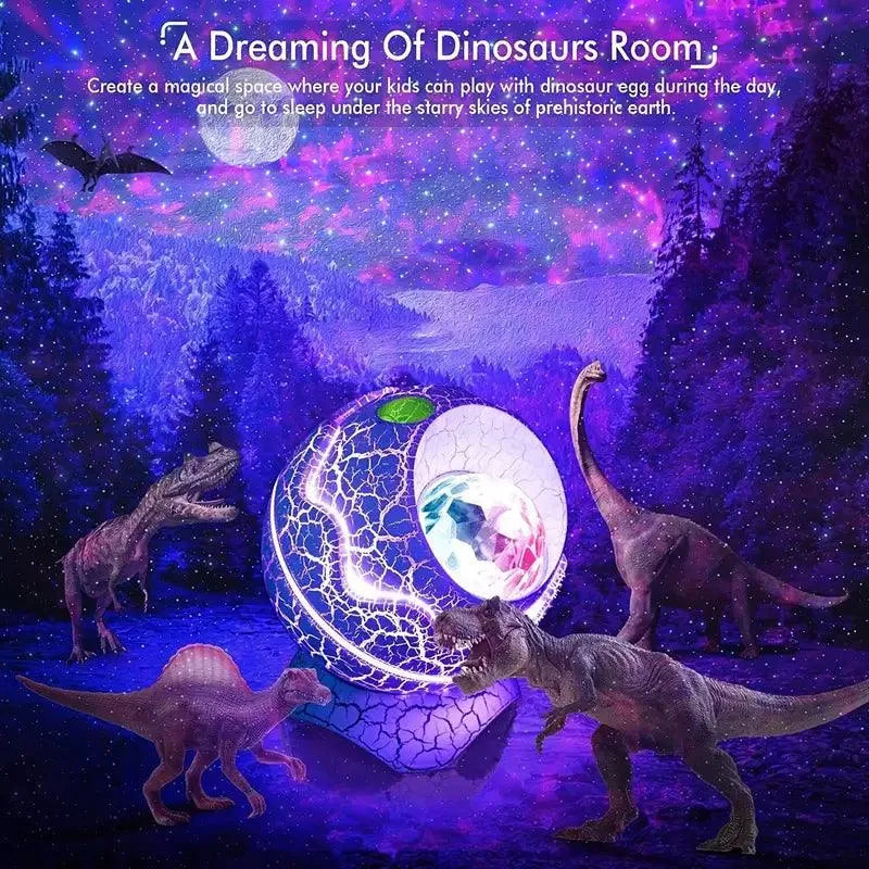 Rossetta Dino Egg Galaxy Projector Lamp - Bear Hugs