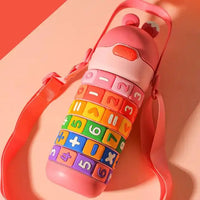 Rotating Numbers Educational Bottle For Kids (430 ml) - Bear Hugs