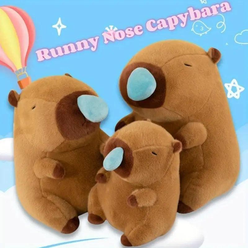 Runny Nose Capybara Plushie - Bear Hugs