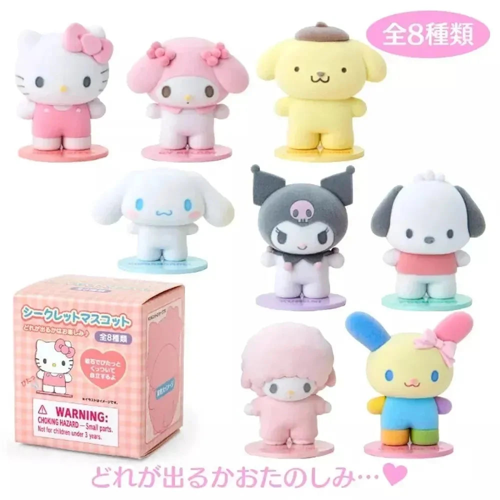 Sanrio Pitatto Friends Mini Flocky Figurines - Unofficial - Bear Hugs