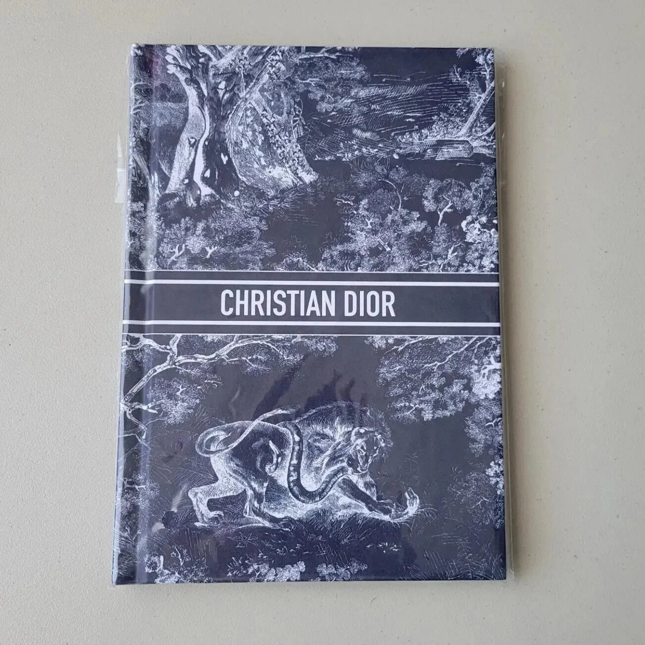 D Luxe Toile Elegance Blue A5 Notebook