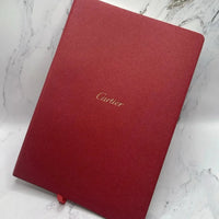 Luxe Cart Red Softcover Notebook