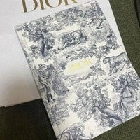 D Luxe Toile Elegance White A5 Notebook