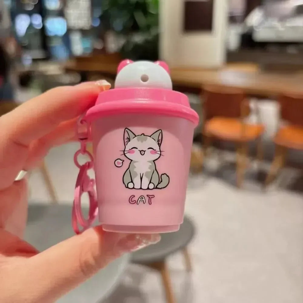 Sip & Pop Pals Tea Cup LED Keychain