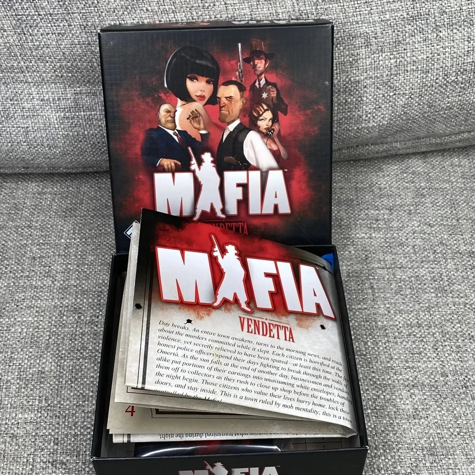 Jeu de société de stratégie Mafia Vendetta 