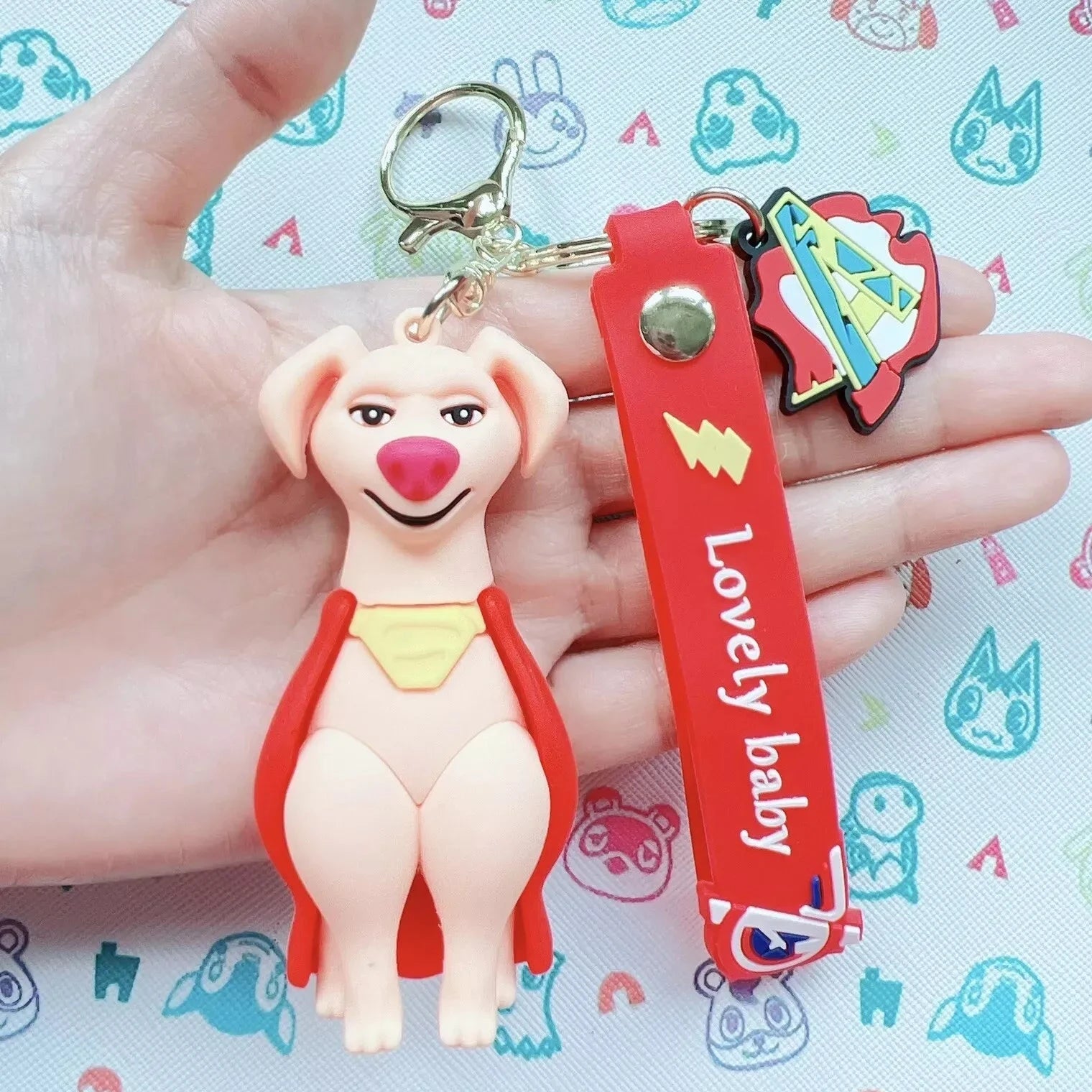 DC Krypto The Super Dog Keychain