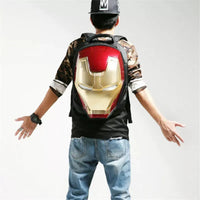 Iron Man 3D Glowing Backpack For Kids and Adults