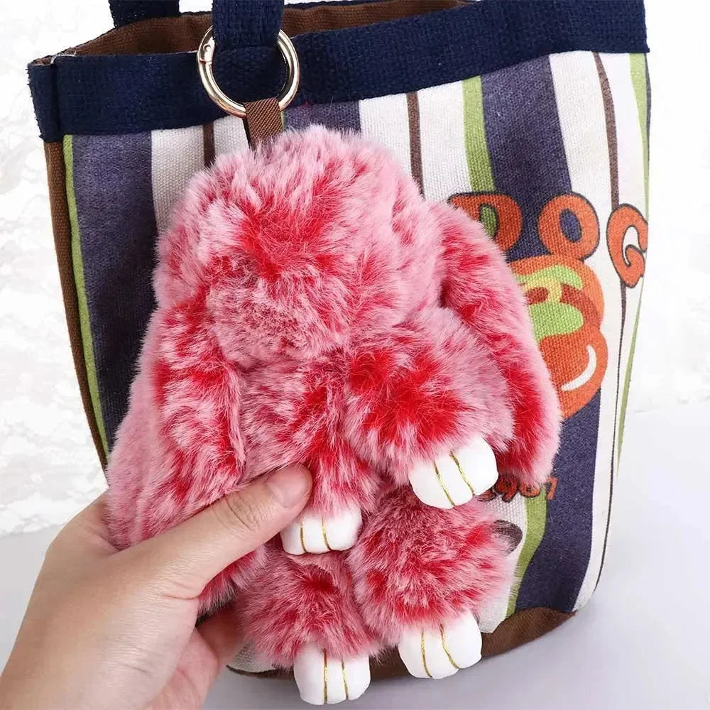 Ultra-Furry Bunny Plush Keychain