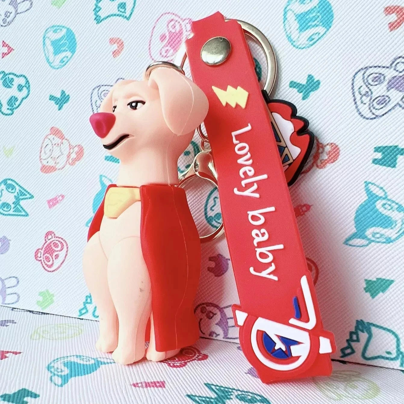 DC Krypto The Super Dog Keychain