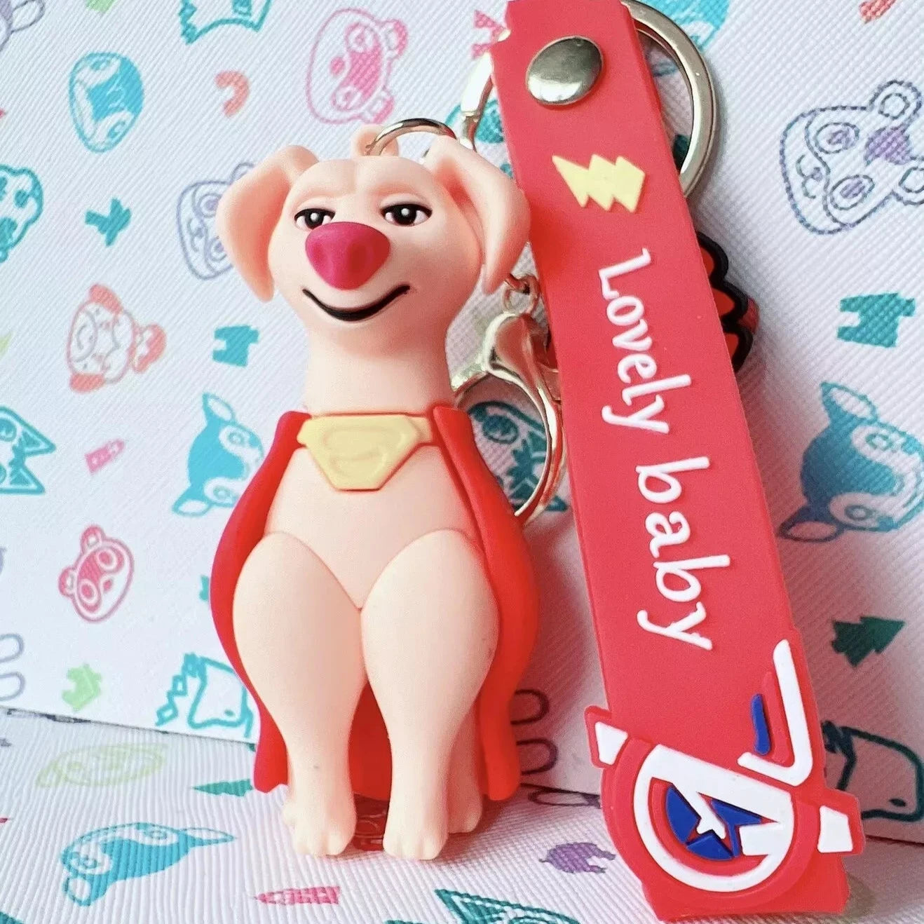 DC Krypto The Super Dog Keychain