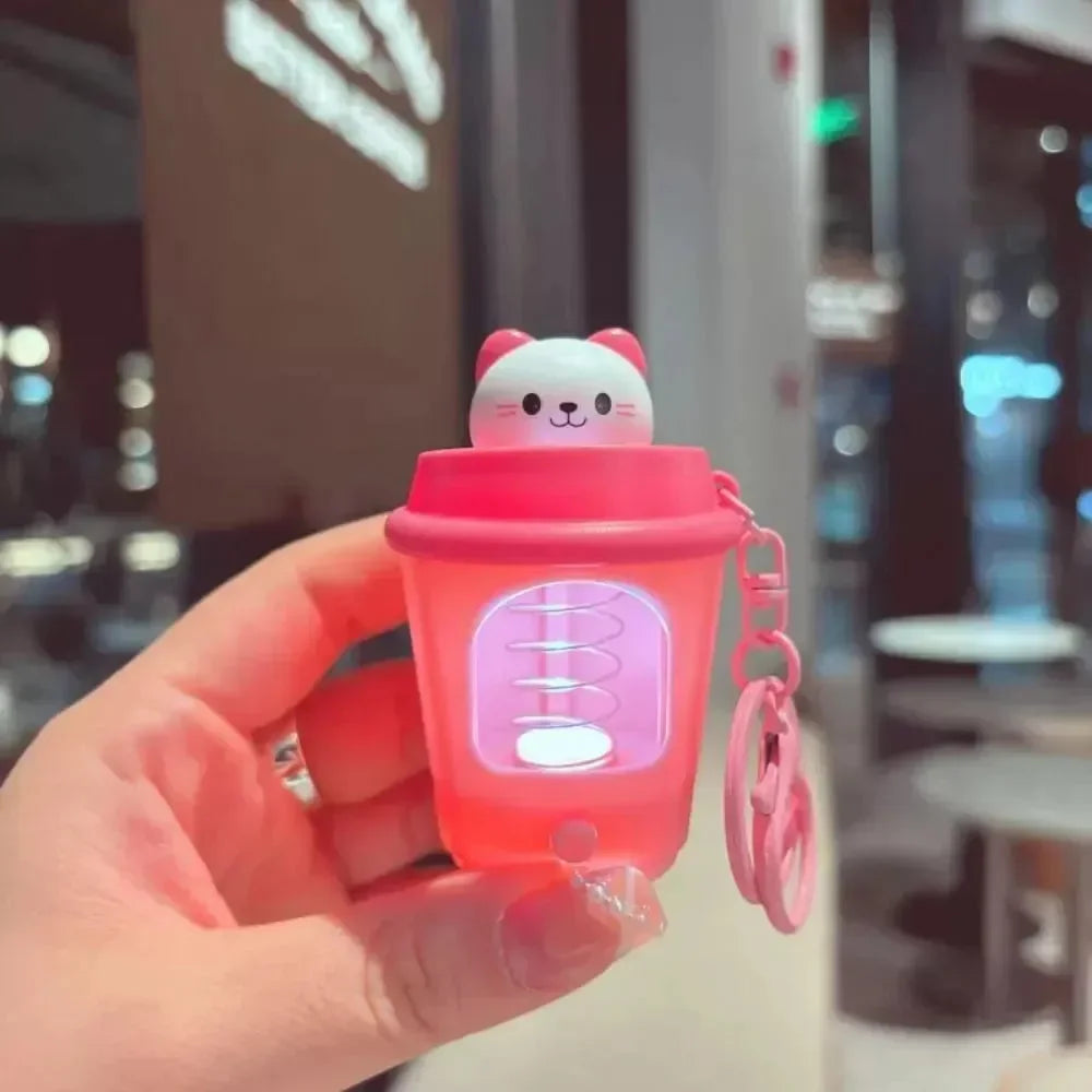 Sip & Pop Pals Tea Cup LED Keychain