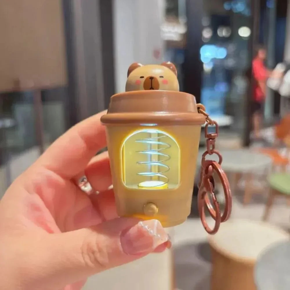 Sip & Pop Pals Tea Cup LED Keychain