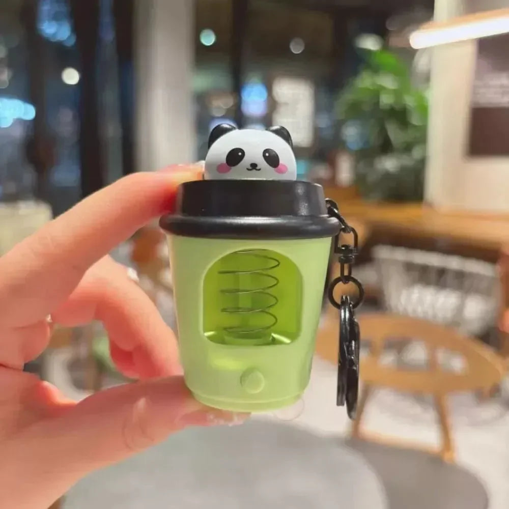 Sip & Pop Pals Tea Cup LED Keychain