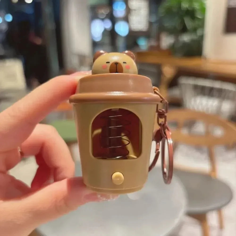 Sip & Pop Pals Tea Cup LED Keychain