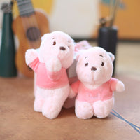 Pink Winnie Plush Keychain