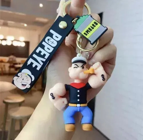 Popeye Spinach Strong 3D Keychain