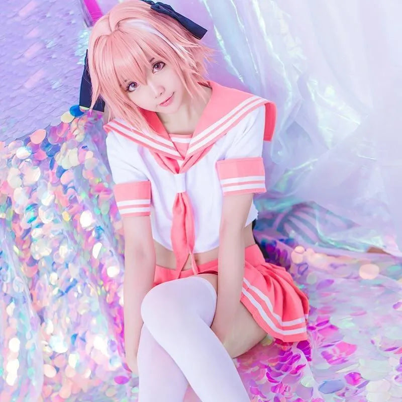 Sailor Seifuku Cosplay Set + Wig - Bear Hugs