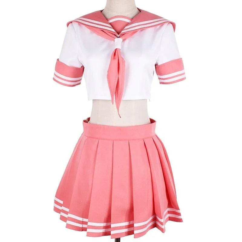 Sailor Seifuku Cosplay Set + Wig - Bear Hugs