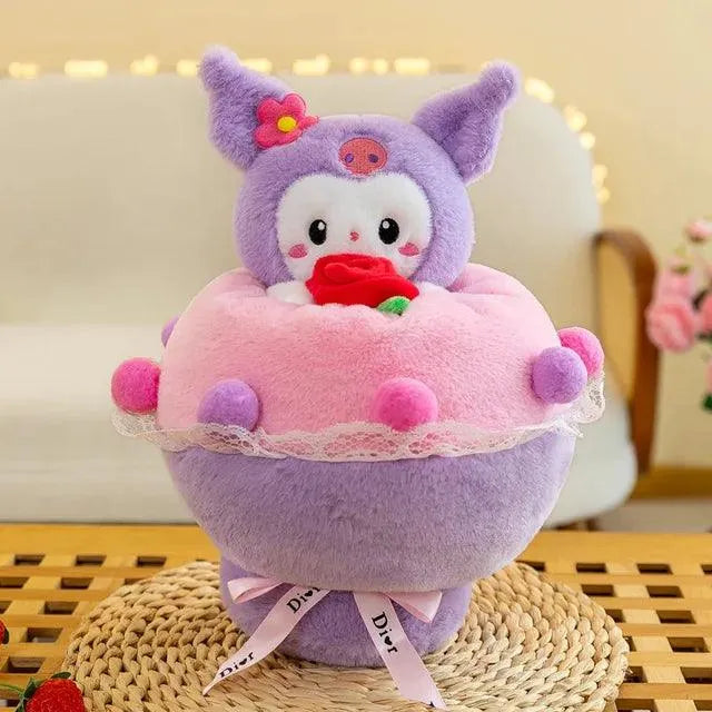 Sanrio 2 in 1 Kuromi & Friends Plush Bouquet - Bear Hugs