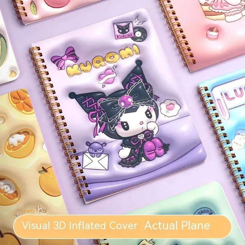 Sanrio 3D Kawaii Notebook Kuromi & Friends - Bear Hugs