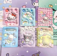 Sanrio 3D Kawaii Notebook Kuromi & Friends - Bear Hugs