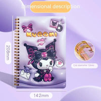 Sanrio 3D Kawaii Notebook Kuromi & Friends - Bear Hugs