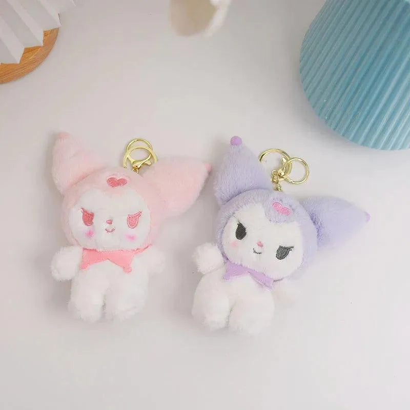 Sanrio 3D Kuromi Plush Keychain - Bear Hugs