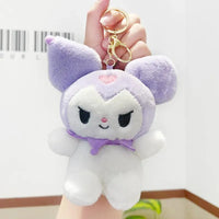 Sanrio 3D Kuromi Plush Keychain - Bear Hugs