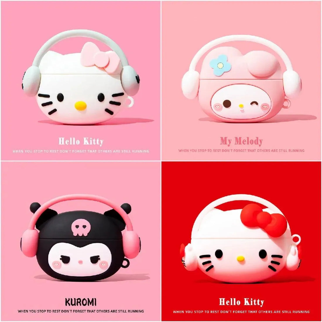 Sanrio 3D Music Protective Case (For Airpods) - Bear Hugs