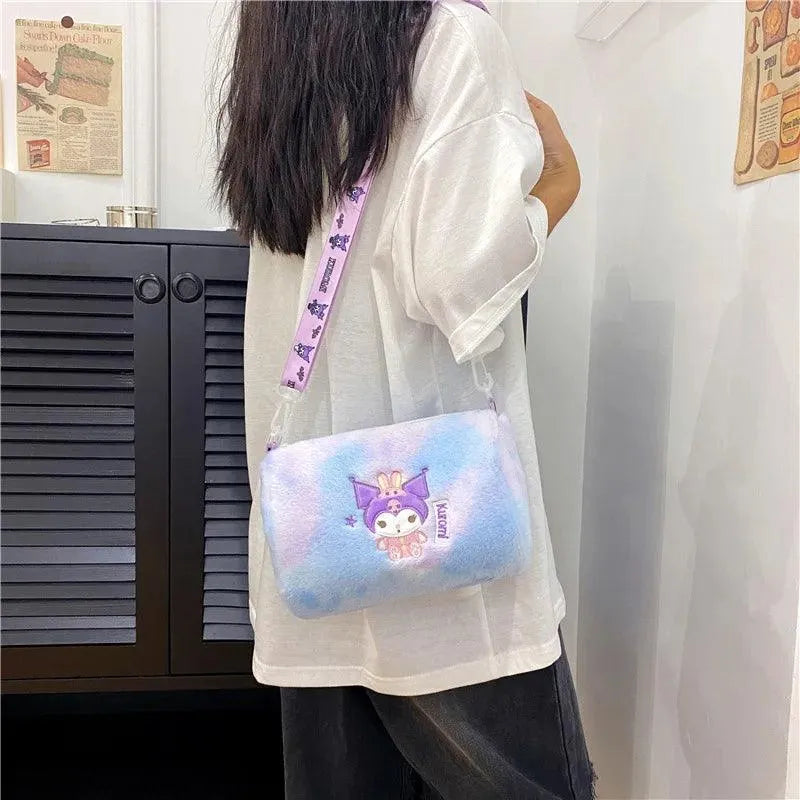 Sanrio Anime Plush Shoulder Bag - Bear Hugs