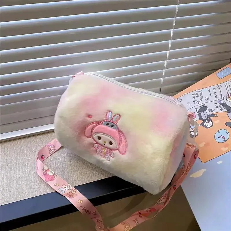 Sanrio Anime Plush Shoulder Bag - Bear Hugs