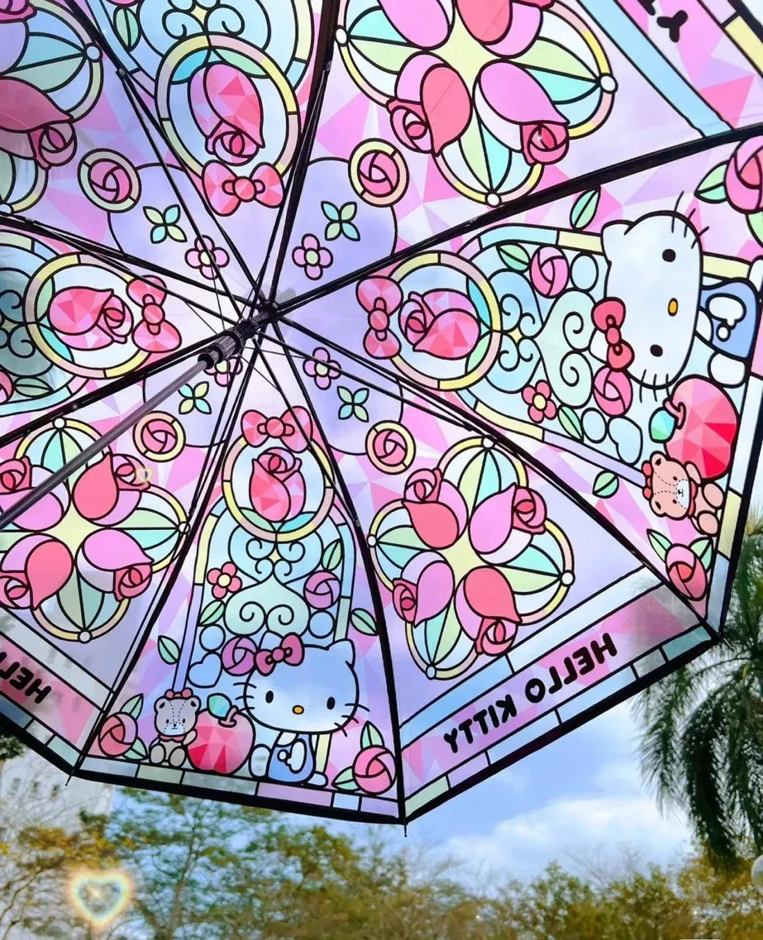 Sanrio Anti-UV Stained Glass Umbrella - Bear Hugs