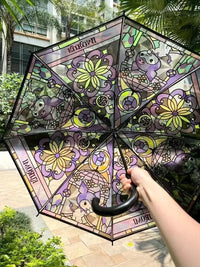 Sanrio Anti-UV Stained Glass Umbrella - Bear Hugs