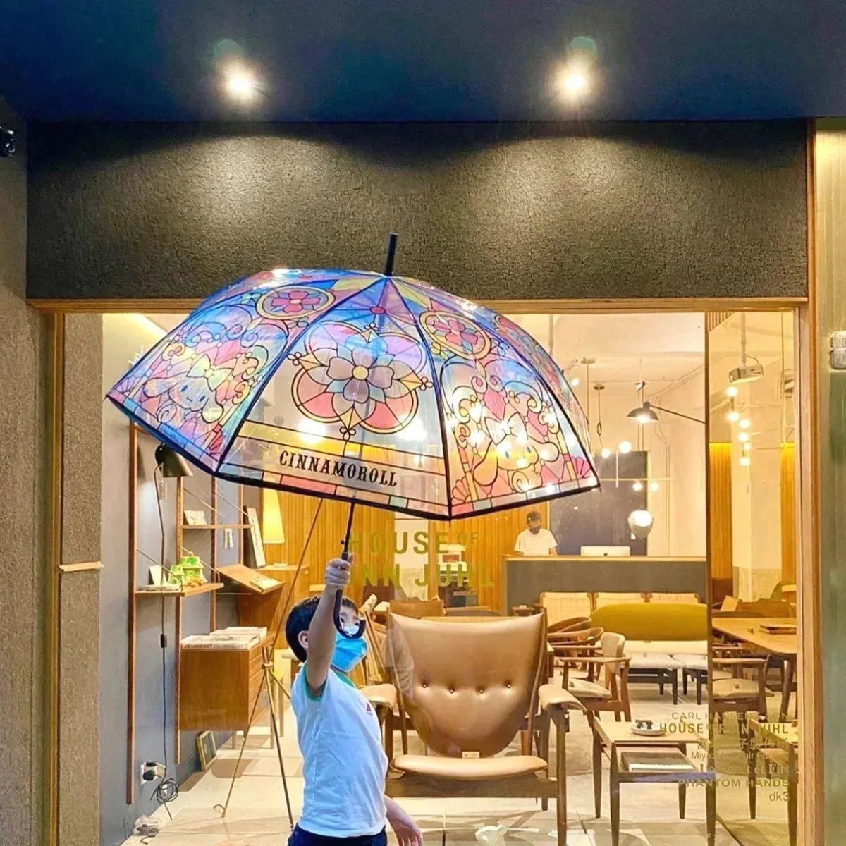 Sanrio Anti-UV Stained Glass Umbrella - Bear Hugs