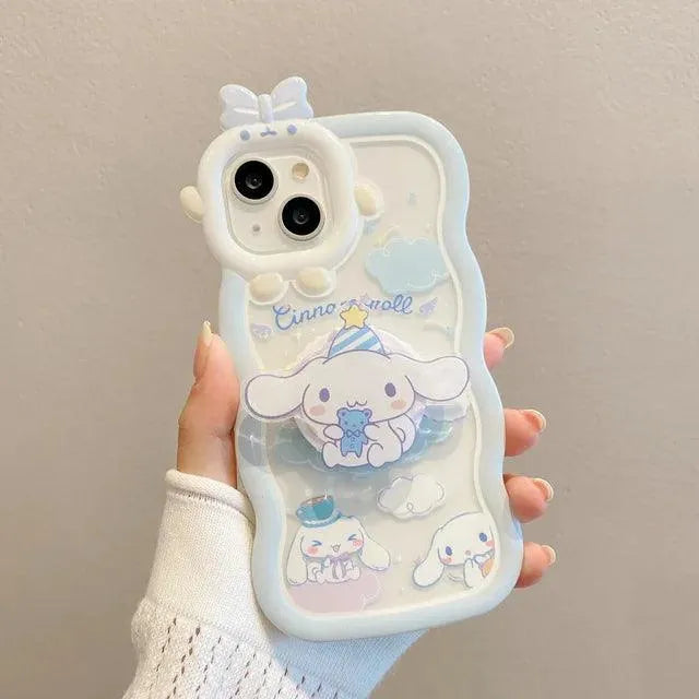 Sanrio Beaded Cinnamoroll Phone Case (For iPhones) - Bear Hugs