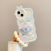 Sanrio Beaded Cinnamoroll Phone Case (For iPhones) - Bear Hugs