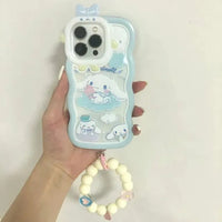 Sanrio Beaded Cinnamoroll Phone Case (For iPhones) - Bear Hugs