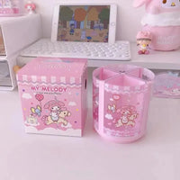 Sanrio Carousel Rotating Pen Holder - Bear Hugs