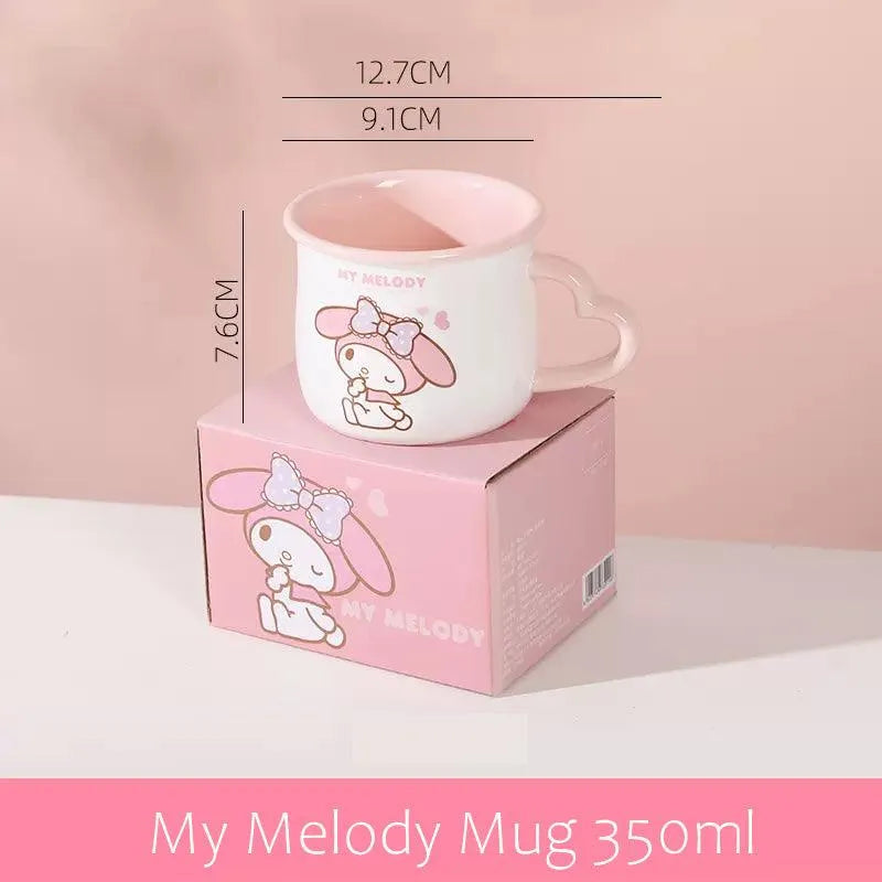 Sanrio Ceramic Milk Cup (350 ml) - Bear Hugs