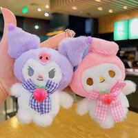 Sanrio Character Ribbon Plush Pendants - Bear Hugs