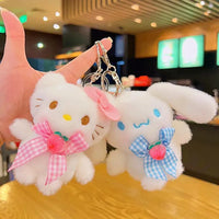 Sanrio Character Ribbon Plush Pendants - Bear Hugs